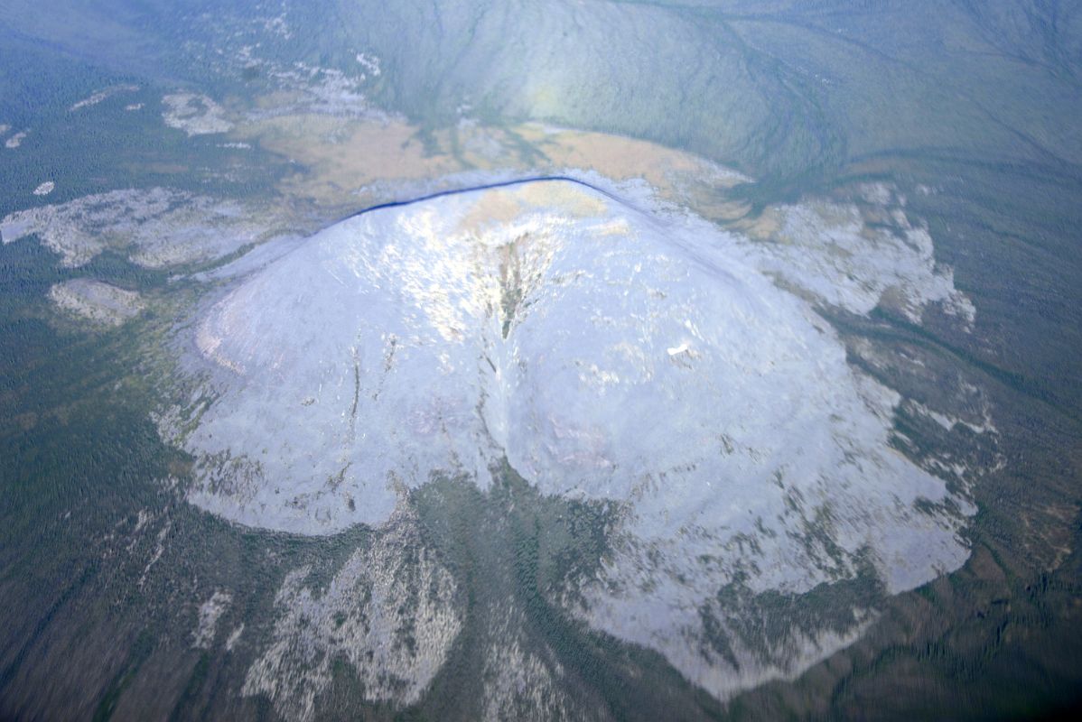02C Small Mountain From Airplane On The Flight From Dawson City To Old Crow Yukon
